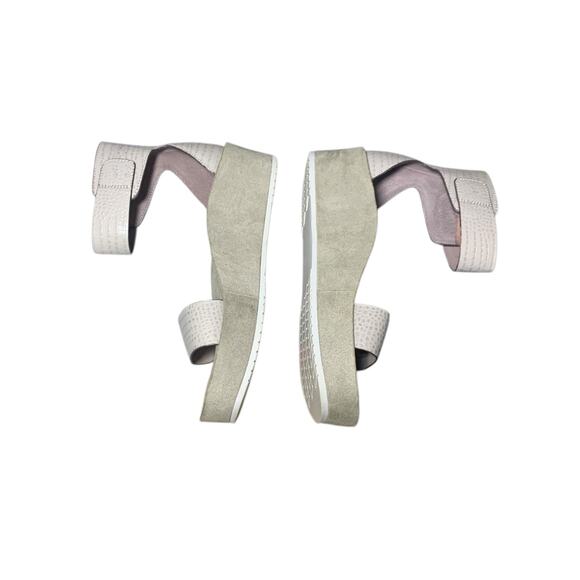 Naked Feet Renzi Flatform Leather Ankle Strap Sandal sz 8.5 Excellent - Picture 5 of 10